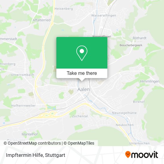 Карта Impftermin Hilfe