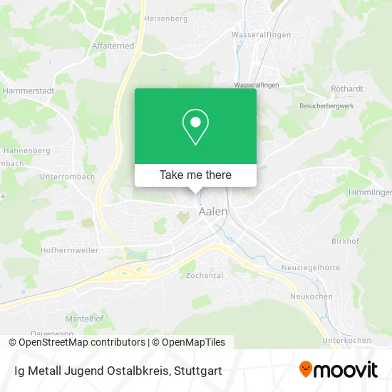 Карта Ig Metall Jugend Ostalbkreis