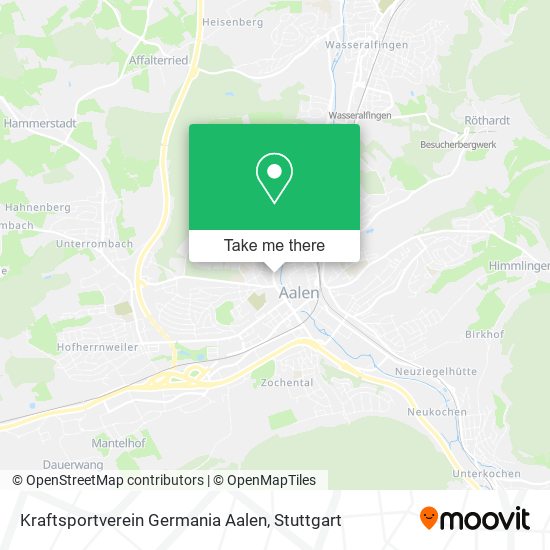 Карта Kraftsportverein Germania Aalen