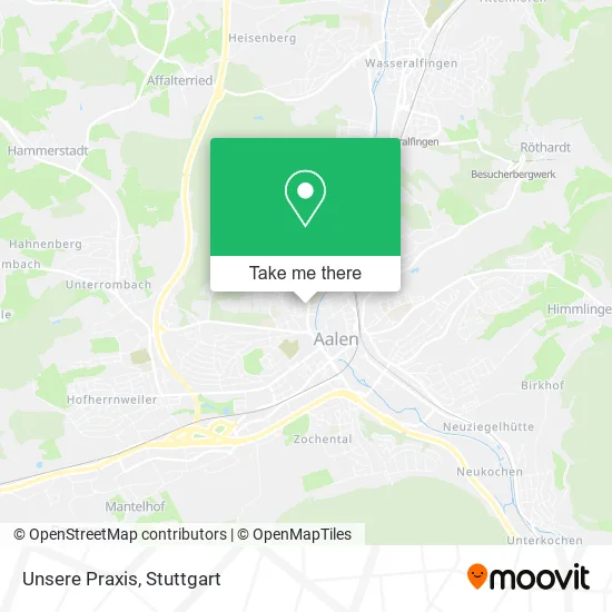 Карта Unsere Praxis