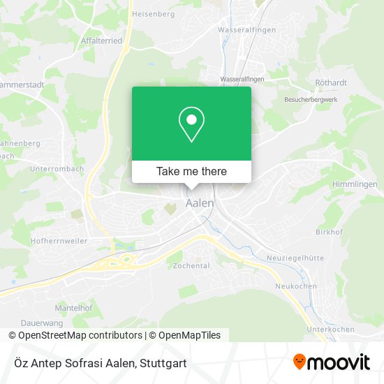 Öz Antep Sofrasi Aalen map