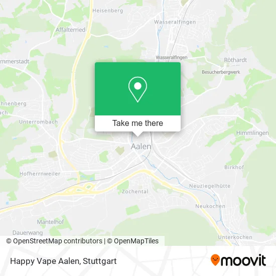 Карта Happy Vape Aalen