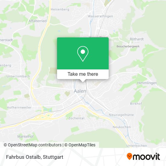 Карта Fahrbus Ostalb