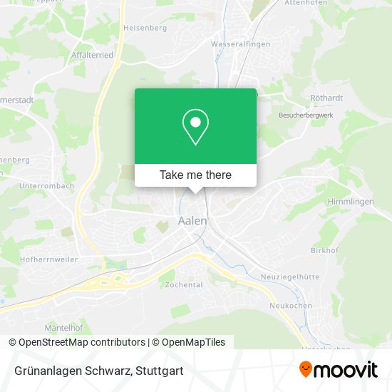 Grünanlagen Schwarz map