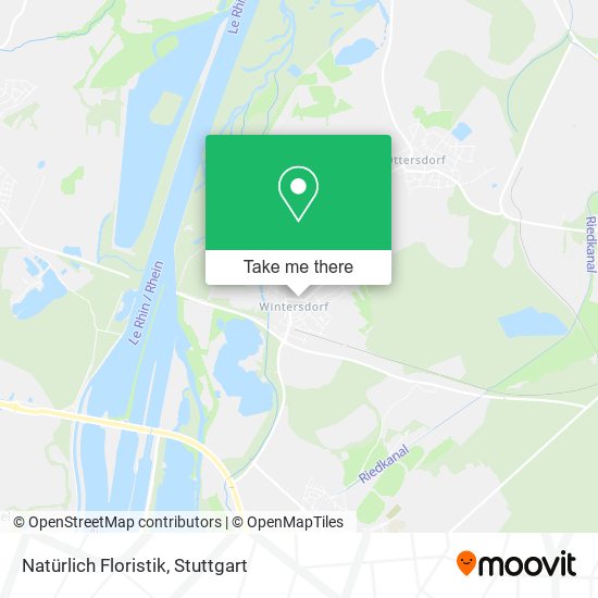 Natürlich Floristik map