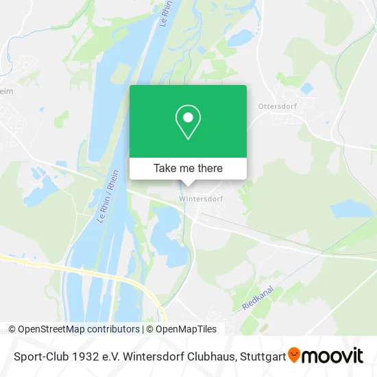 Карта Sport-Club 1932 e.V. Wintersdorf Clubhaus