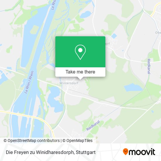 Die Freyen zu Winidharesdorph map