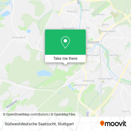 Südwestdeutsche Saatzucht map