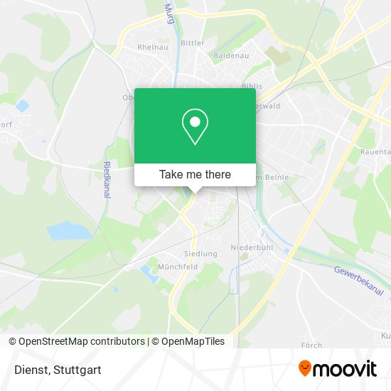 Dienst map