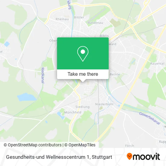 Карта Gesundheits-und Wellnesscentrum 1