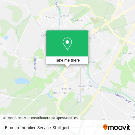 Blum Immobilien Service map