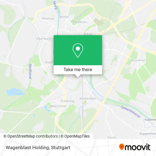 Карта Wagenblast Holding
