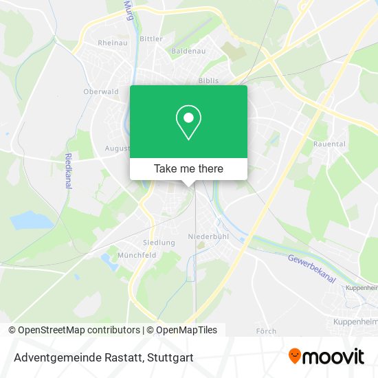 Карта Adventgemeinde Rastatt