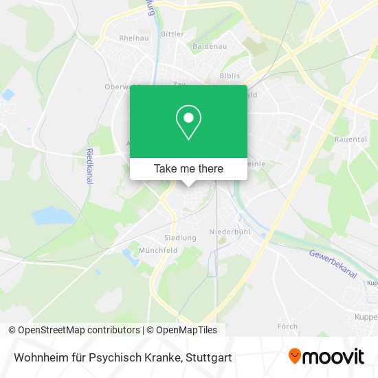 Карта Wohnheim für Psychisch Kranke