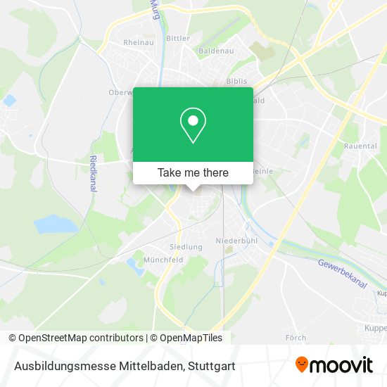 Ausbildungsmesse Mittelbaden map