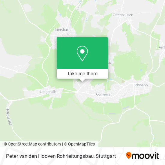 Карта Peter van den Hooven Rohrleitungsbau