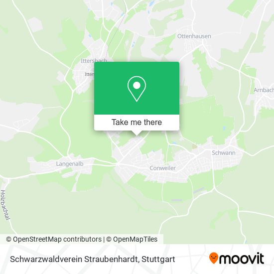 Schwarzwaldverein Straubenhardt map
