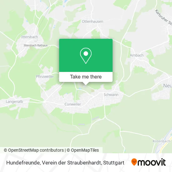 Карта Hundefreunde, Verein der Straubenhardt