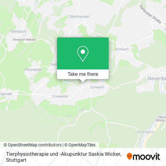 Tierphysiotherapie und -Akupunktur Saskia Wicker map