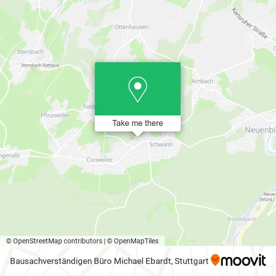 Карта Bausachverständigen Büro Michael Ebardt