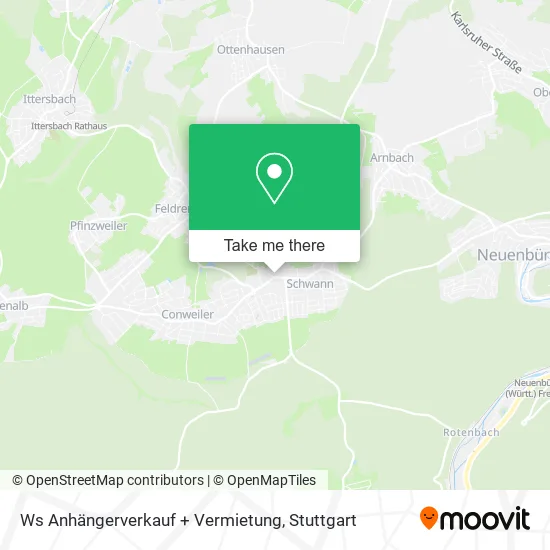 Карта Ws Anhängerverkauf + Vermietung