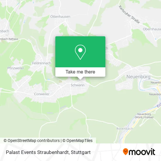 Palast Events Straubenhardt map