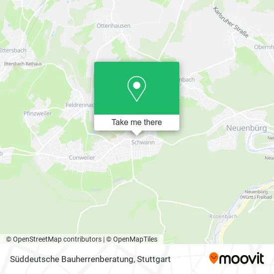Карта Süddeutsche Bauherrenberatung