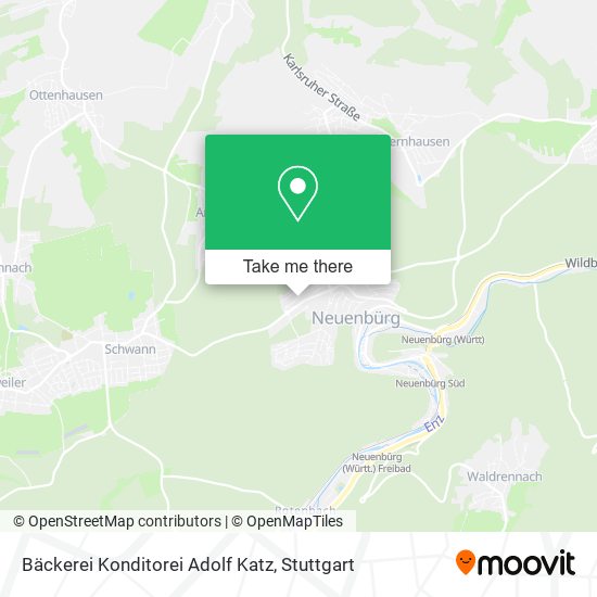 Bäckerei Konditorei Adolf Katz map