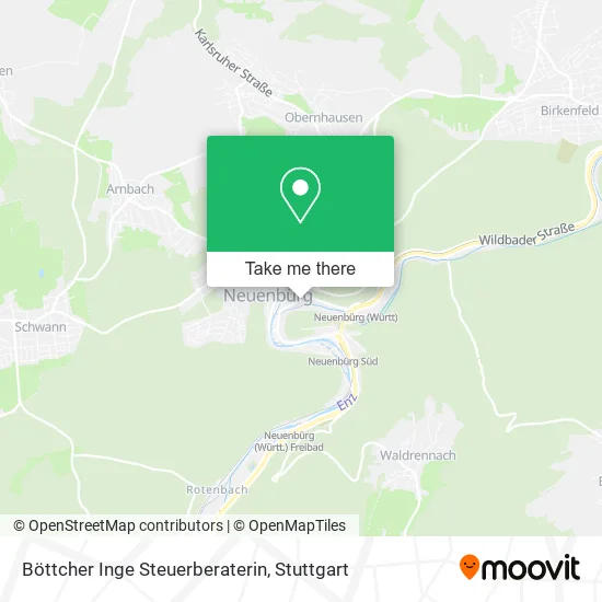 Карта Böttcher Inge Steuerberaterin