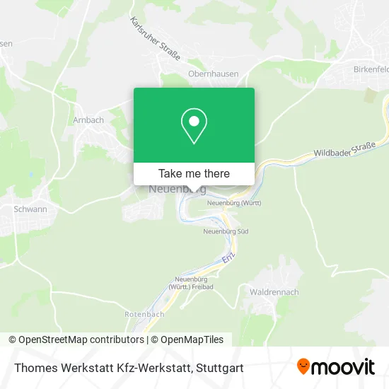 Карта Thomes Werkstatt Kfz-Werkstatt