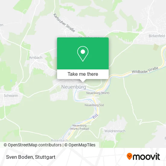 Карта Sven Boden