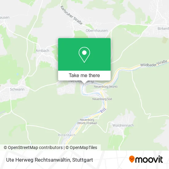 Карта Ute Herweg Rechtsanwältin
