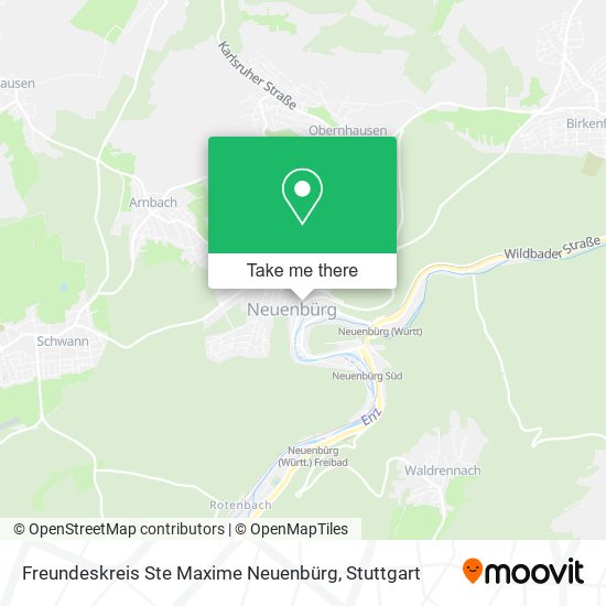 Freundeskreis Ste Maxime Neuenbürg map