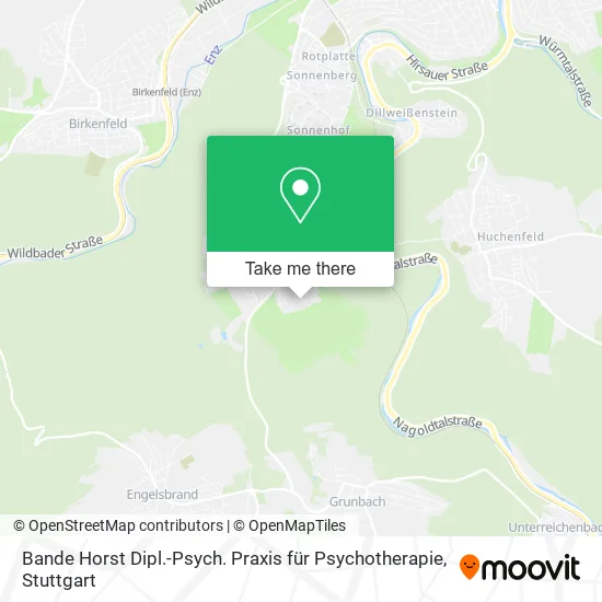 Карта Bande Horst Dipl.-Psych. Praxis für Psychotherapie