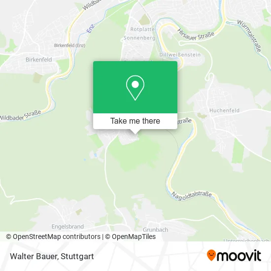 Карта Walter Bauer