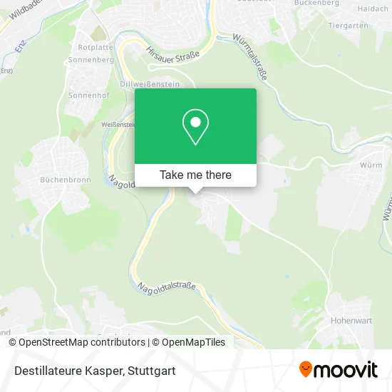 Карта Destillateure Kasper