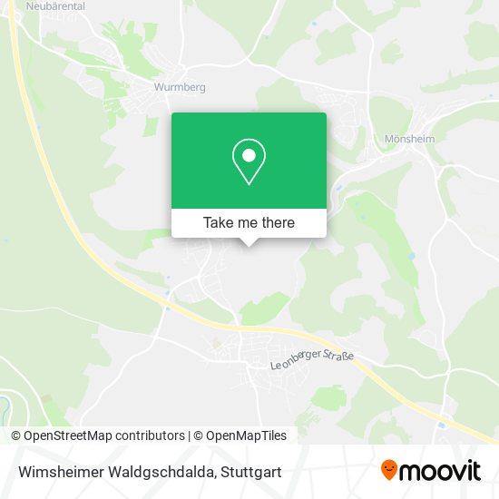 Карта Wimsheimer Waldgschdalda