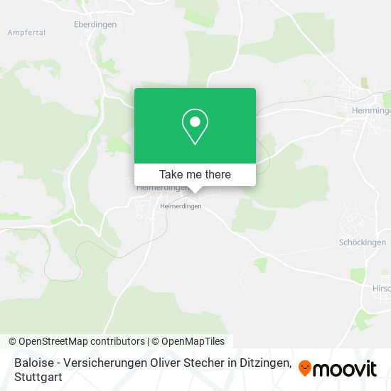Baloise - Versicherungen Oliver Stecher in Ditzingen map