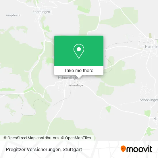 Карта Pregitzer Versicherungen