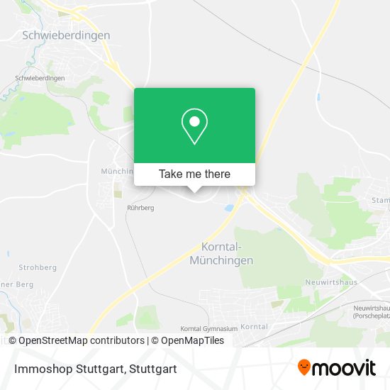 Immoshop Stuttgart map