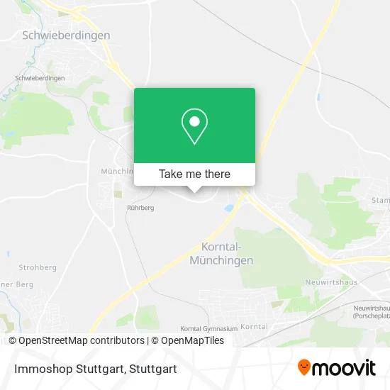 Карта Immoshop Stuttgart