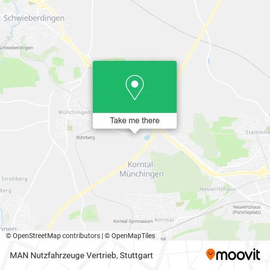 Карта MAN Nutzfahrzeuge Vertrieb