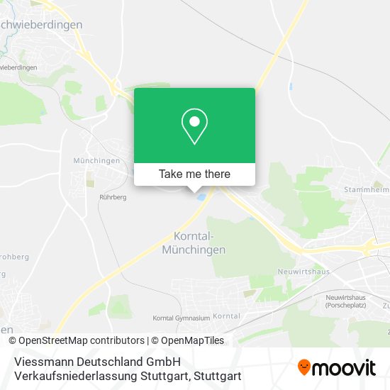 Viessmann Deutschland GmbH Verkaufsniederlassung Stuttgart map