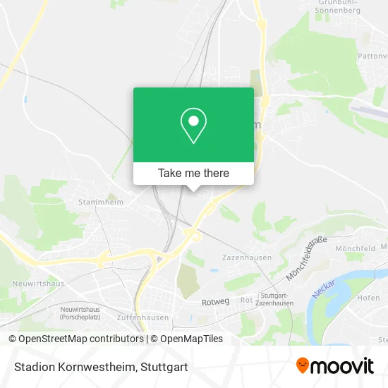 Карта Stadion Kornwestheim
