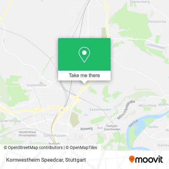 Kornwestheim Speedcar map