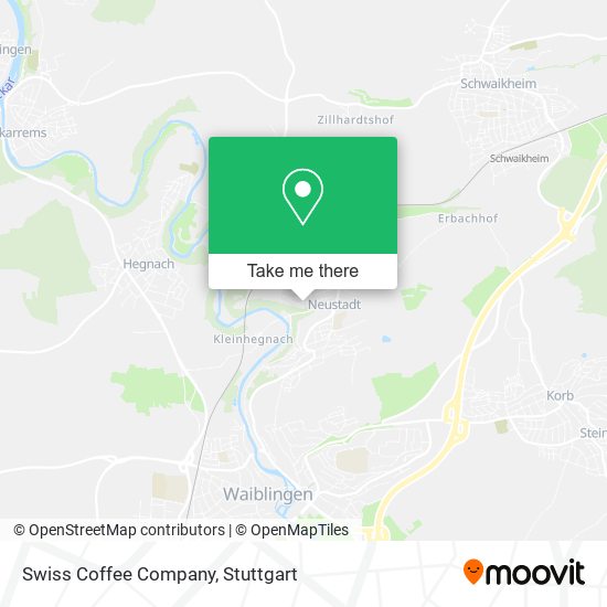Карта Swiss Coffee Company
