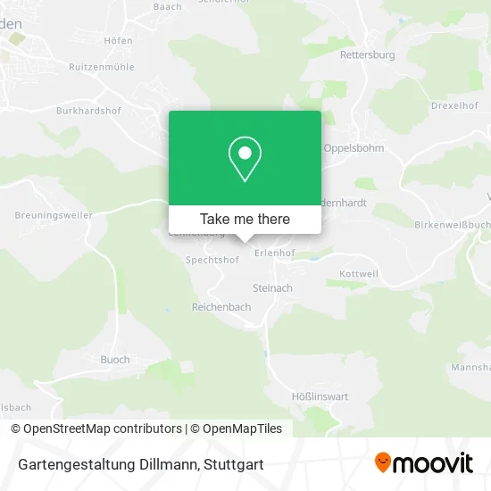 Карта Gartengestaltung Dillmann