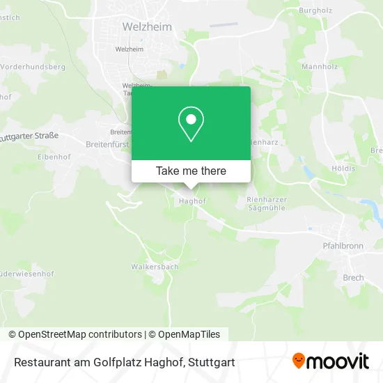 Карта Restaurant am Golfplatz Haghof