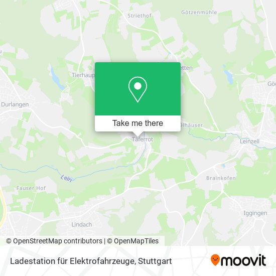 Карта Ladestation für Elektrofahrzeuge