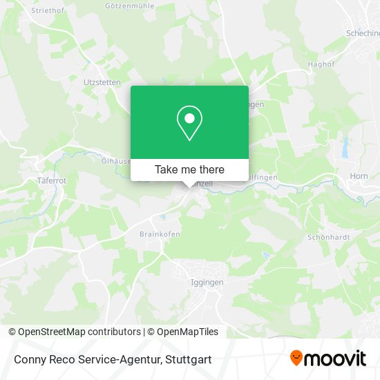 Conny Reco Service-Agentur map